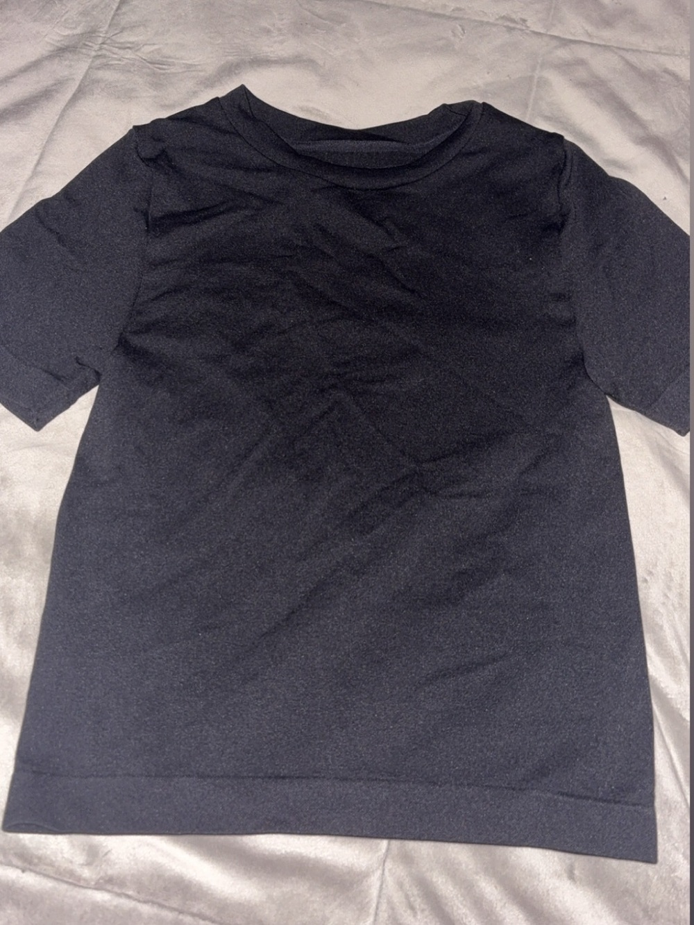 a new day Black Short-Sleeve Crewneck Tee